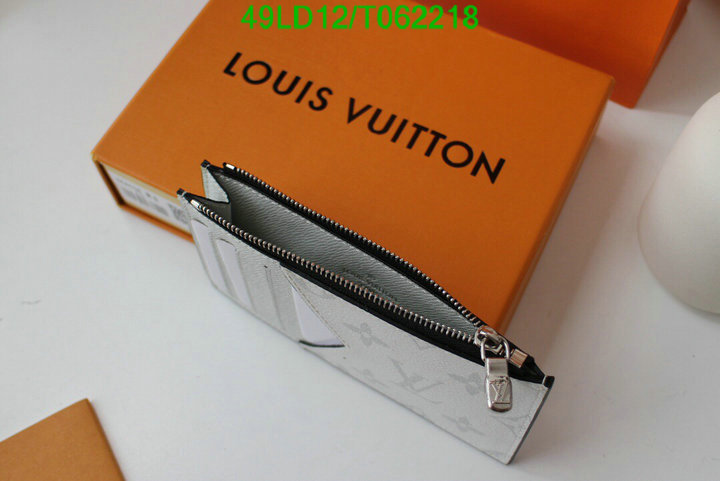 LV Bags-(Mirror)-Wallet-,Code: T062218,$: 49USD