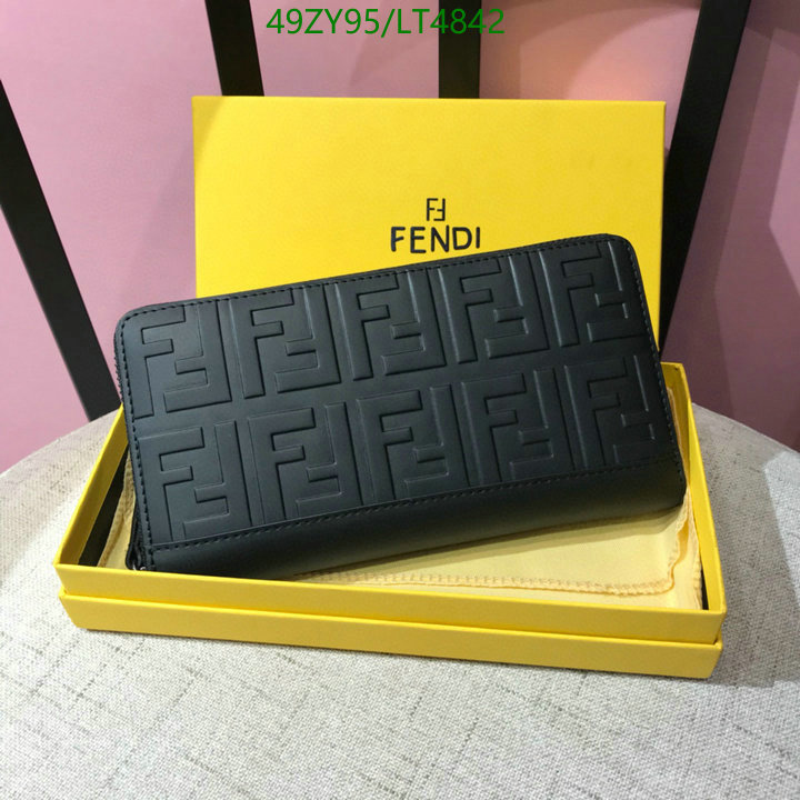 Fendi Bag-(4A)-Wallet-,Code: LT4842,$: 49USD