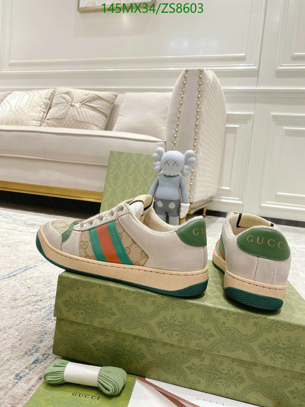 Men shoes-Gucci, Code: ZS8603,$: 145USD