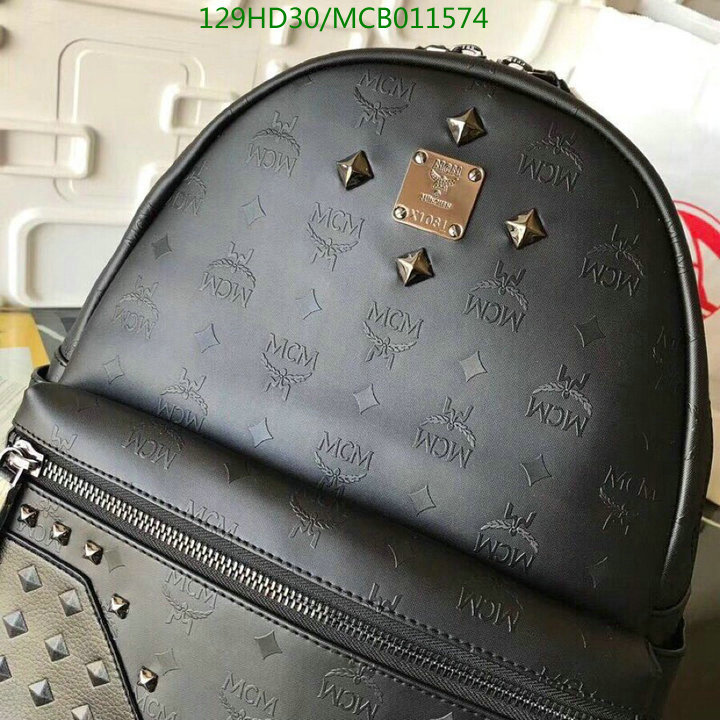 MCM Bag-(Mirror)-Backpack-,Code: MCB011574,$:129USD