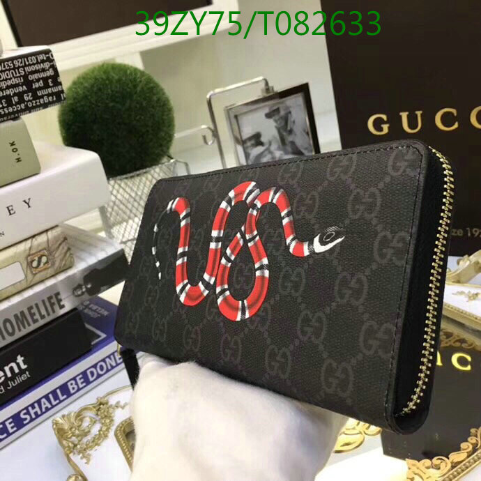 Gucci Bag-(4A)-Wallet-,Code: T082633,$:39USD