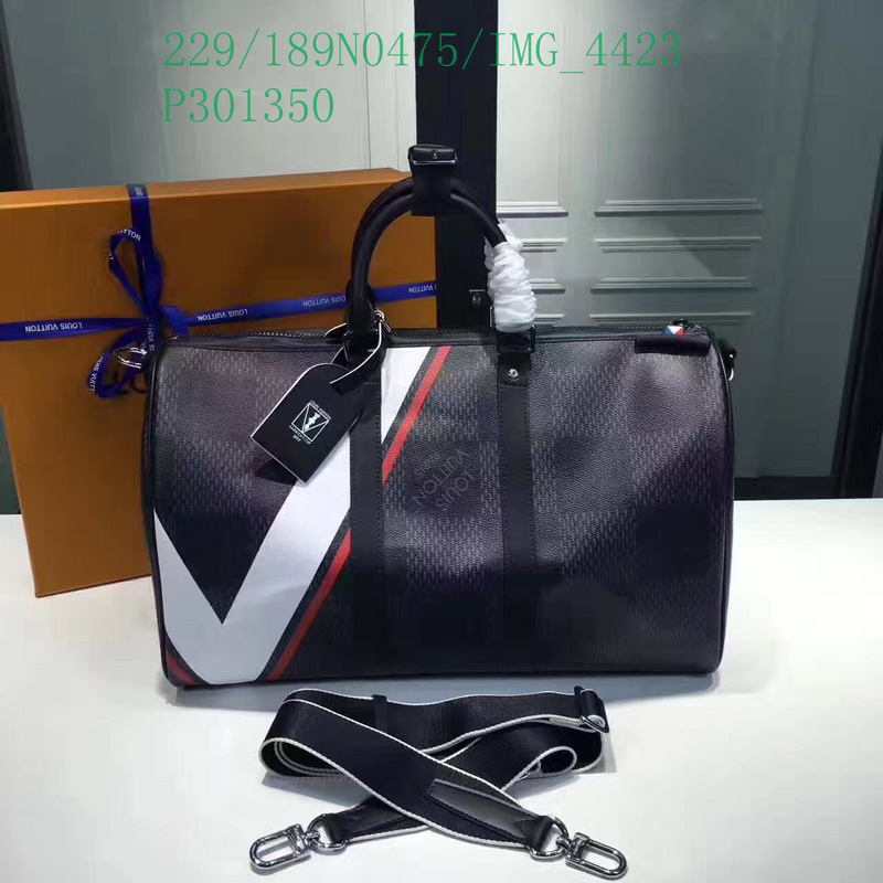LV Bags-(Mirror)-Keepall BandouliRe 45-50-,Code：LB113063,$: 229USD