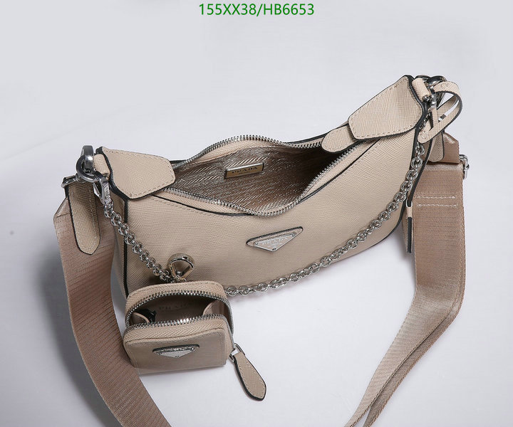 Prada Bag-(Mirror)-Re-Edition 2005,Code: HB6653,$: 155USD