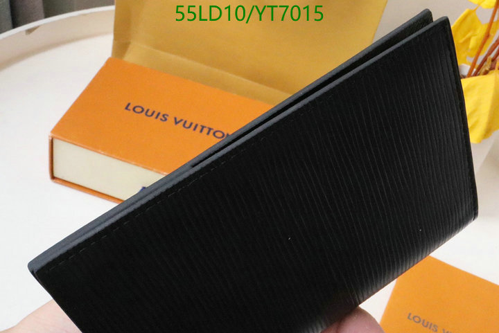 LV Bags-(Mirror)-Wallet-,Code: YT7015,$: 55USD