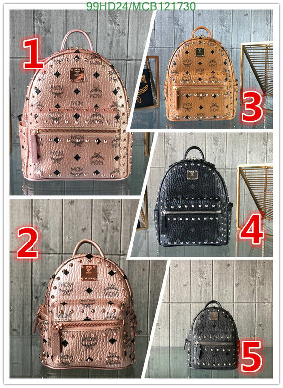 MCM Bag-(Mirror)-Backpack-,Code: MCB121730,$: 99USD