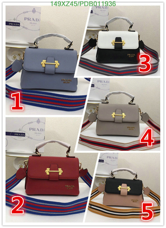 Prada Bag-(Mirror)-Diagonal-,Code: PDB011936,$:149USD