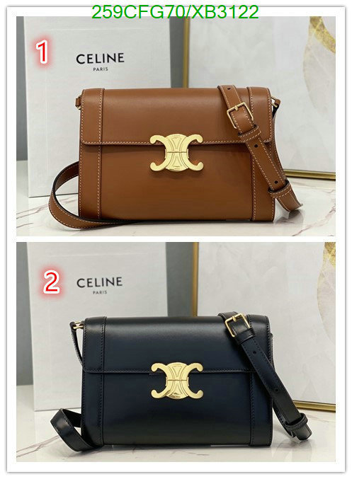 Celine Bag-(Mirror)-Diagonal-,Code: XB3122,$: 259USD