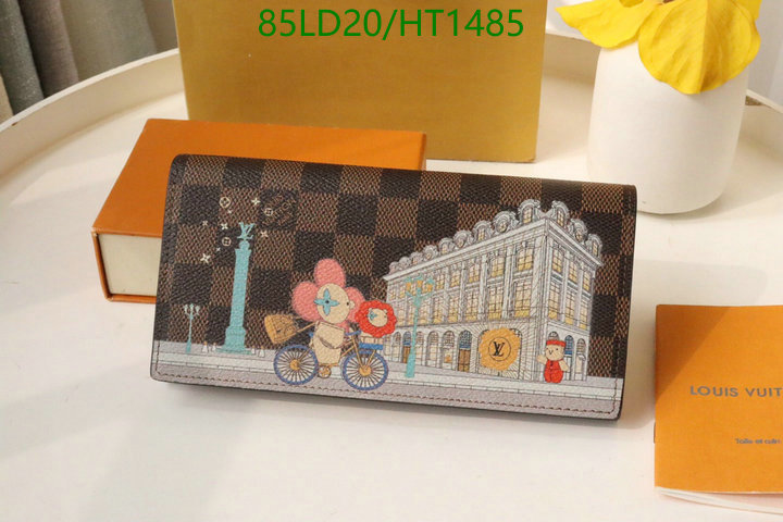 LV Bags-(Mirror)-Wallet-,Code: HT1485,$: 85USD