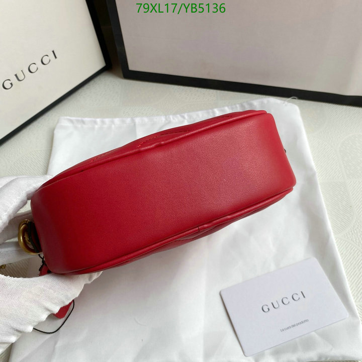 Gucci Bag-(4A)-Marmont,Code: YB5136,$: 79USD