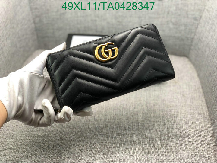 Gucci Bag-(4A)-Wallet-,Code:TA0428347,$: 49USD