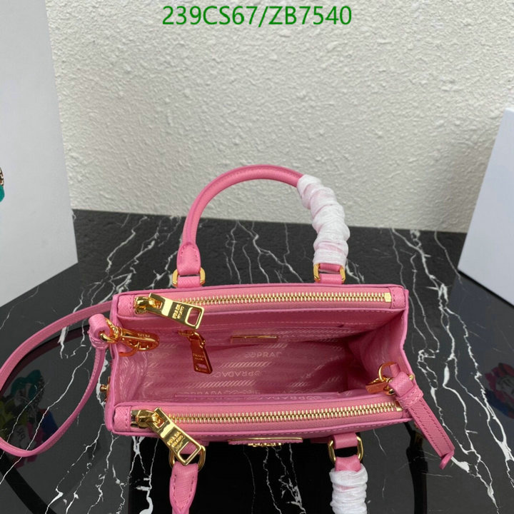 Prada Bag-(Mirror)-Handbag-,Code: ZB7540,$: 239USD