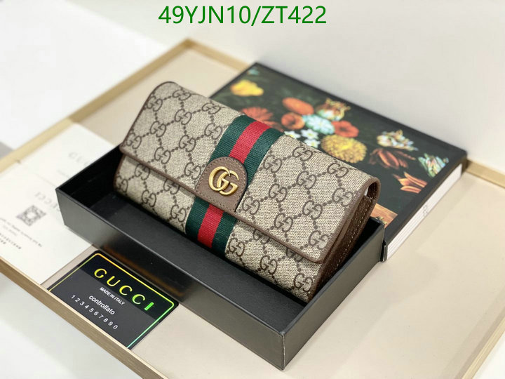 Gucci Bag-(4A)-Wallet-,Code: ZT422,$: 49USD