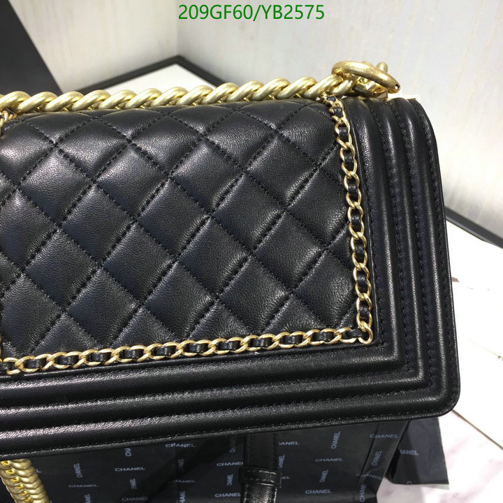 Chanel Bags -(Mirror)-Le Boy,Code: YB2575,$: 209USD