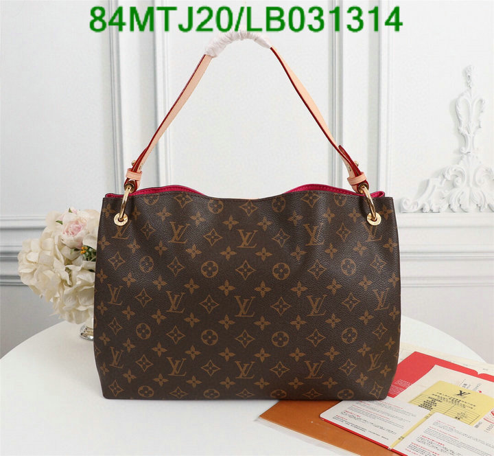 LV Bags-(4A)-Handbag Collection-,Code: LB031314,$: 84USD