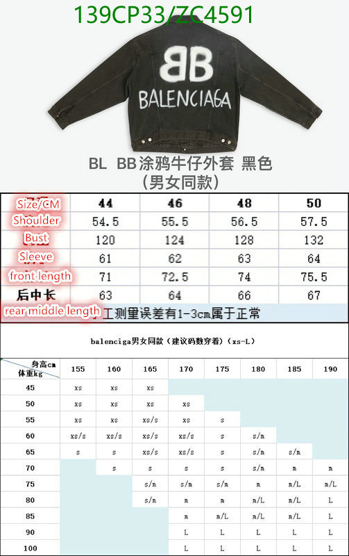 Clothing-Balenciaga, Code: ZC4591,$: 139USD