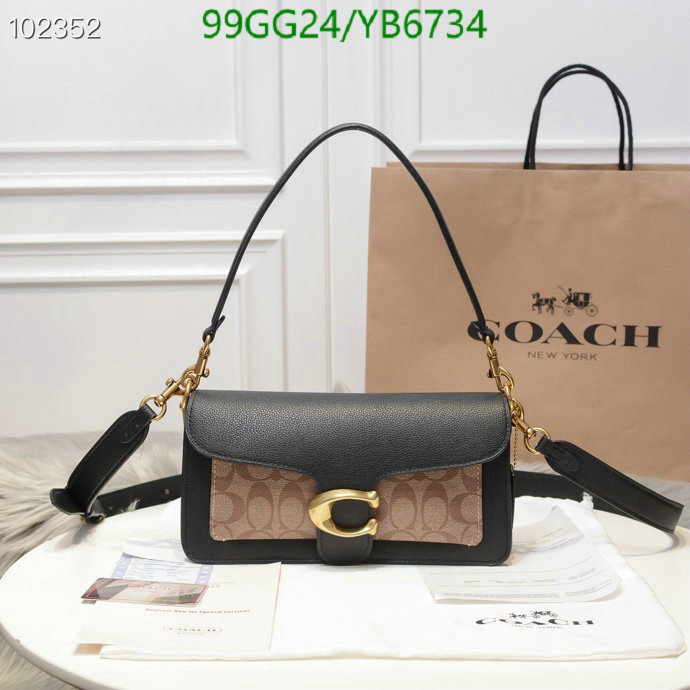 Coach Bag-(4A)-Handbag-,Code: YB6734,$: 99USD