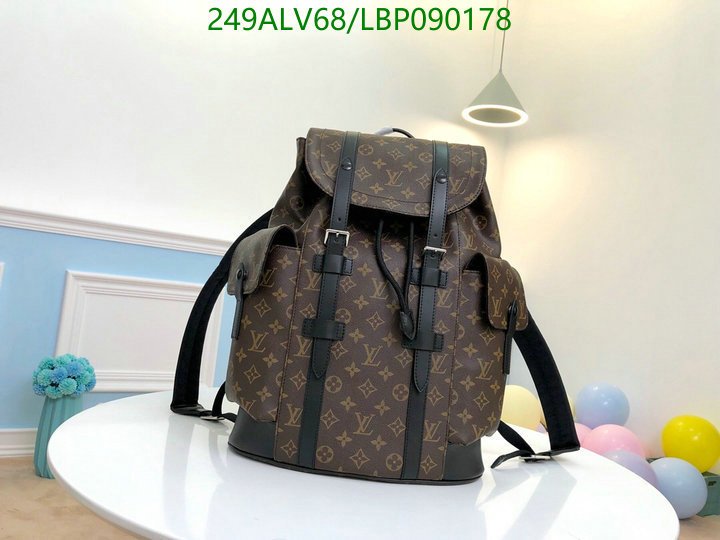 LV Bags-(Mirror)-Backpack-,Code: LBP090178,$:249USD