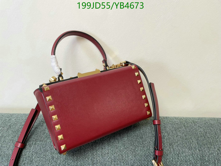 Valentino Bag-(Mirror)-Handbag-,Code: YB4673,$: 199USD