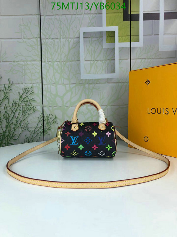 LV Bags-(4A)-Speedy-,Code: YB6034,$: 75USD