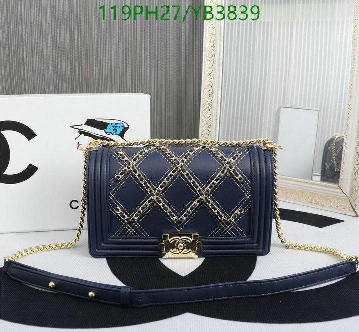 Chanel Bags ( 4A )-Le Boy,Code: YB3839,$: 119USD