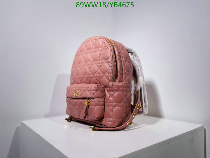 Dior Bags-(4A)-Backpack,Code: YB4675,$: 89USD