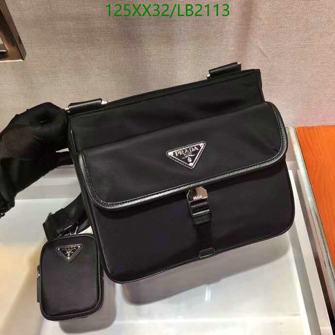 Prada Bag-(Mirror)-Diagonal-,Code: LB2113,$: 125USD