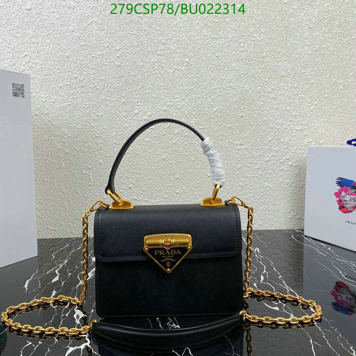 Prada Bag-(Mirror)-Diagonal-,Code: BU022314,$: 279USD