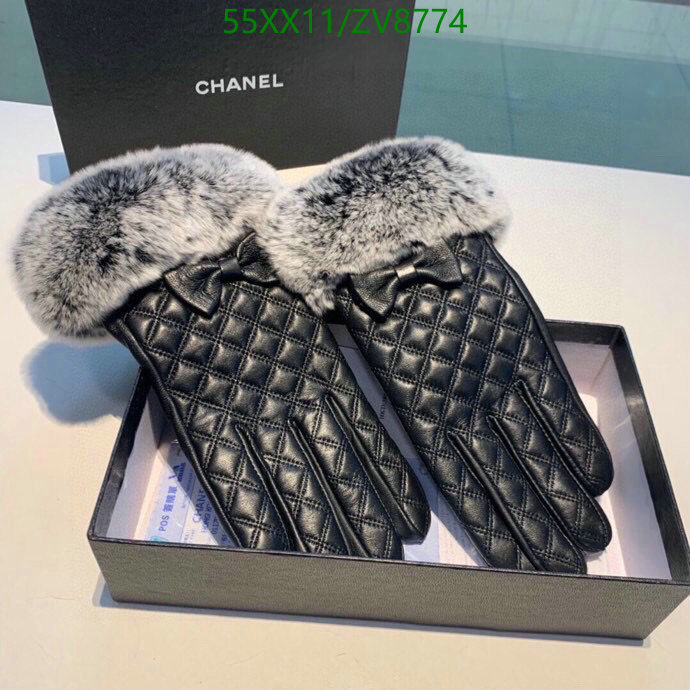 Gloves-Chanel, Code: ZV8774,$: 55USD