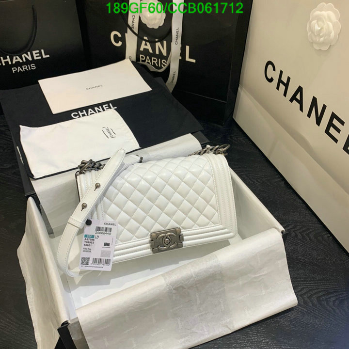 Chanel Bags -(Mirror)-Le Boy,Code: CCB061712,$: 189USD