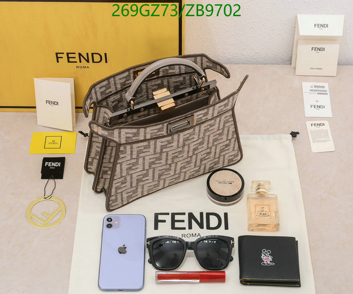 Fendi Bag-(Mirror)-Peekaboo,Code: ZB9702,$: 269USD