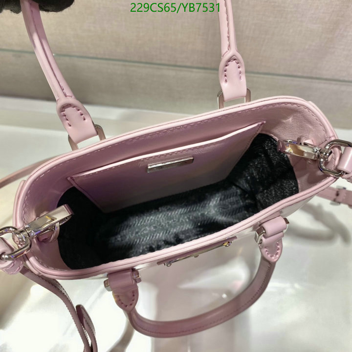 Prada Bag-(Mirror)-Diagonal-,Code: YB7531,$: 229USD