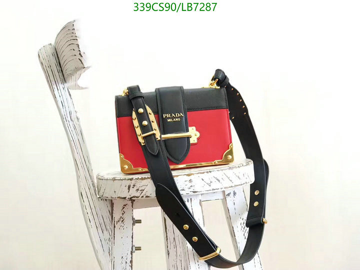 Prada Bag-(Mirror)-Diagonal-,Code: LB7287,$: 339USD