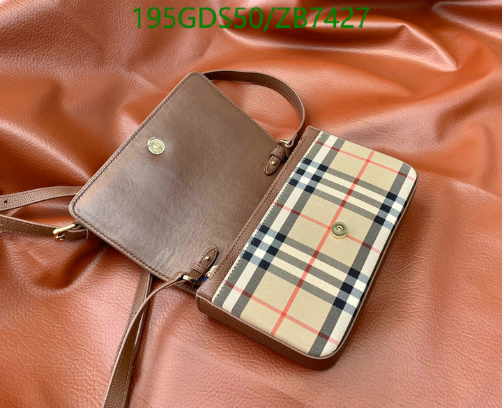 Burberry Bag-(Mirror)-Diagonal-,Code: ZB7427,$: 195USD