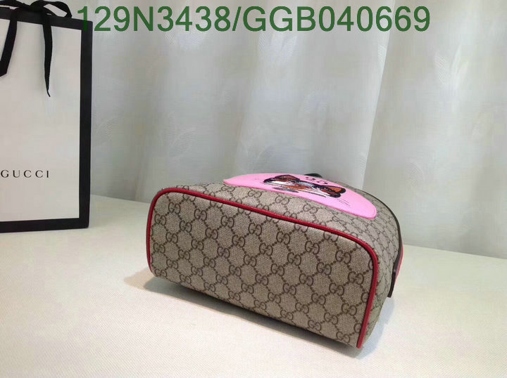 Gucci Bag-(Mirror)-Backpack-,Code:GGB040669,$: 129USD