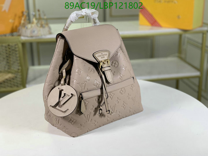 LV Bags-(4A)-Backpack-,Code: LBP121802,$: 89USD