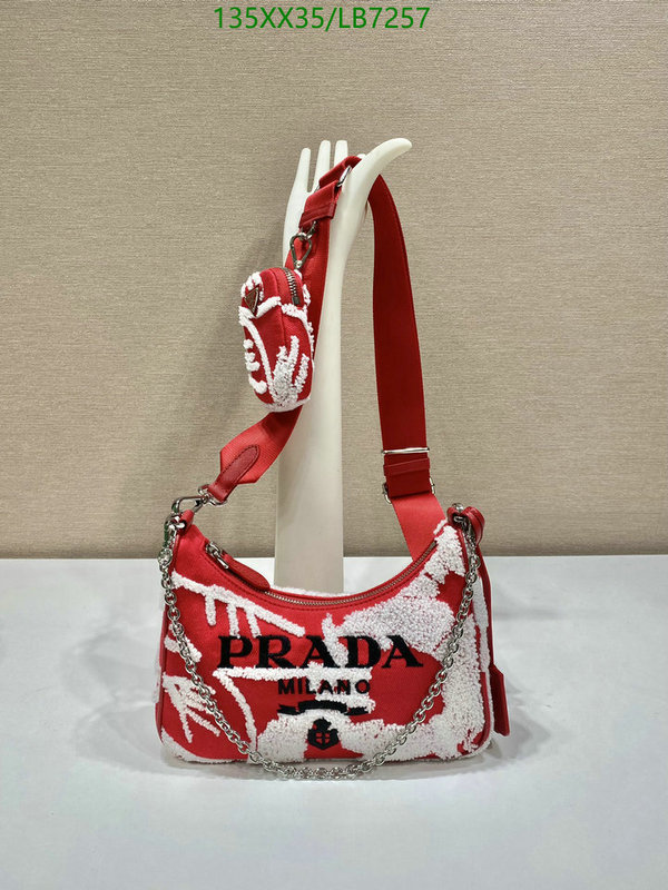 Prada Bag-(Mirror)-Re-Edition 2005,Code: LB7257,$: 135USD