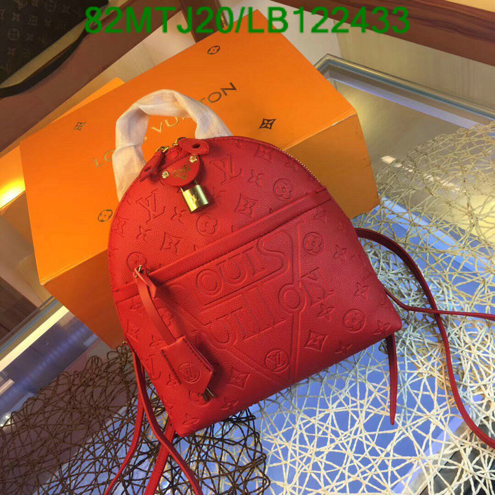 LV Bags-(4A)-Backpack-,Code: LB122433,$: 82USD