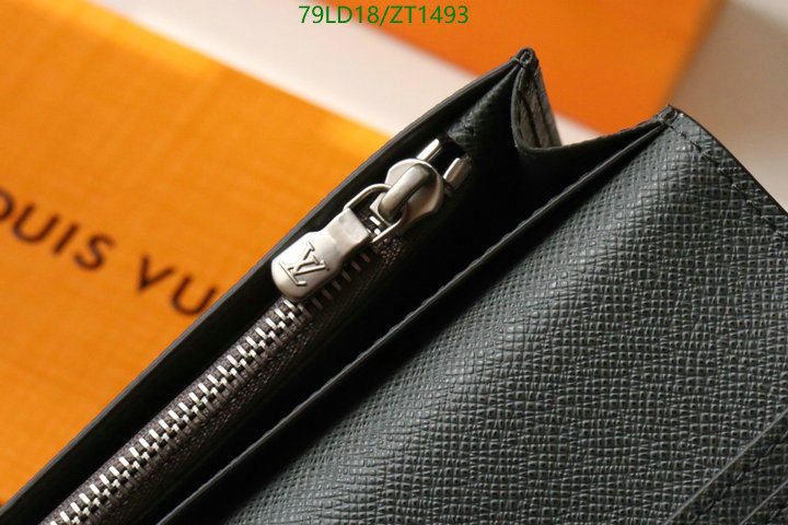 LV Bags-(Mirror)-Wallet-,Code: ZT1493,$: 79USD