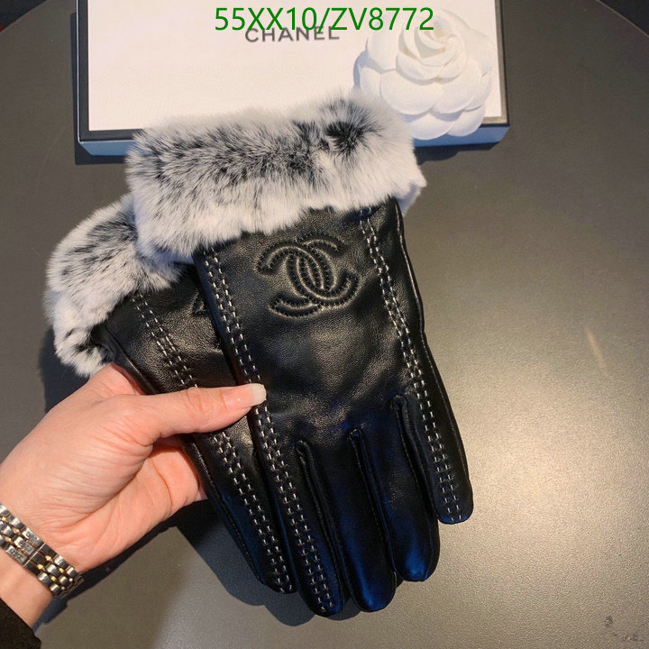 Gloves-Chanel, Code: ZV8772,$: 55USD