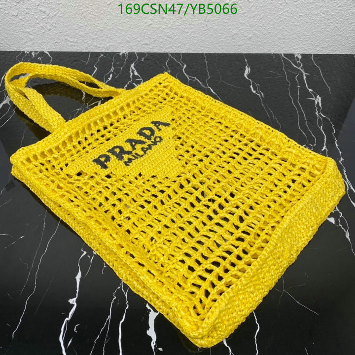 Prada Bag-(Mirror)-Handbag-,Code: YB5066,$: 169USD