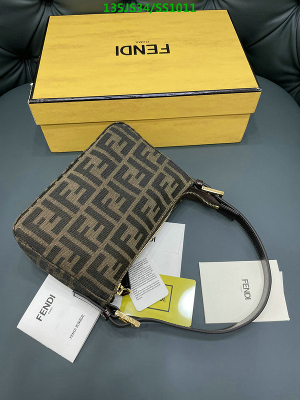 Fendi Bag-(Mirror)-Handbag-,Code: SS1011,