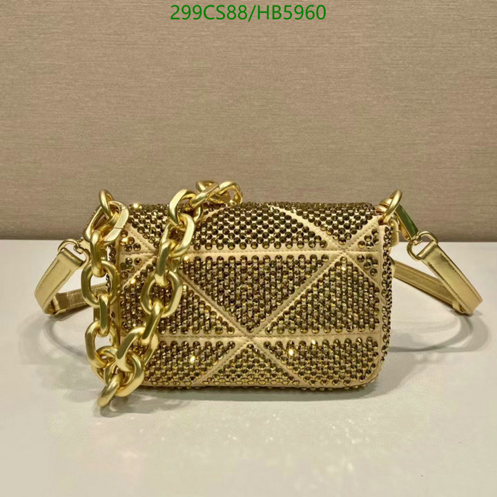 Prada Bag-(Mirror)-Diagonal-,Code: HB5960,$: 299USD