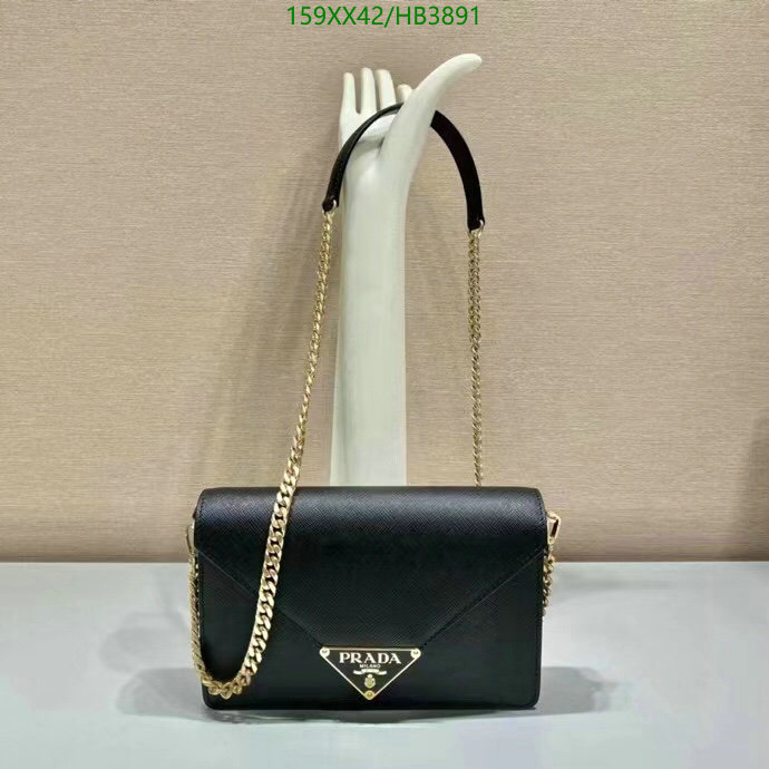 Prada Bag-(Mirror)-Diagonal-,Code: HB3891,$: 159USD