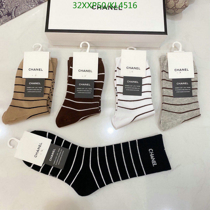 Sock-Chanel,Code: KL4516,$: 32USD