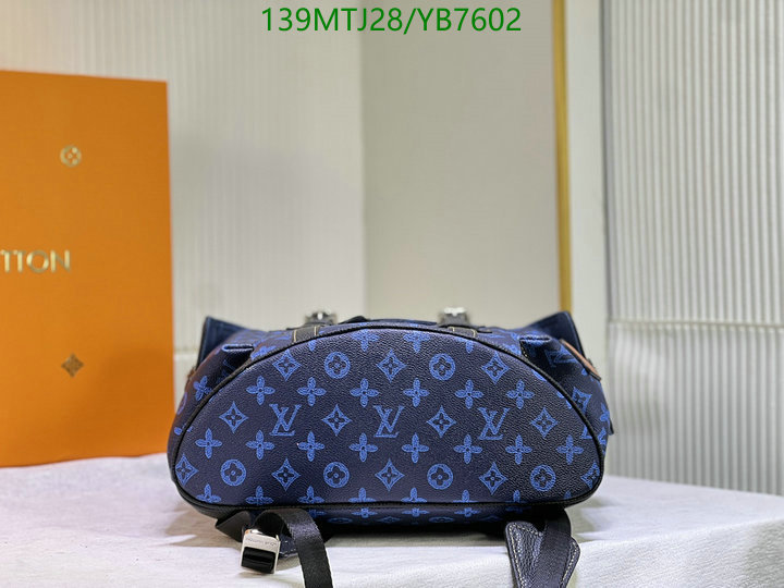 LV Bags-(4A)-Backpack-,Code: YB7602,$: 139USD