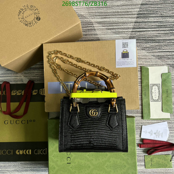 Gucci Bag-(Mirror)-Diana-Bamboo-,Code: ZB316,$: 269USD