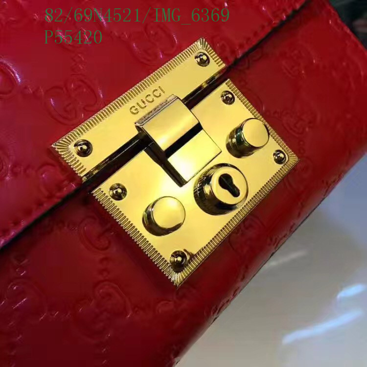 Gucci Bag-(4A)-Padlock-,Code: GGB120102,$: 82USD