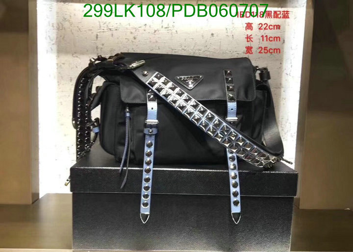 Prada Bag-(Mirror)-Diagonal-,Code: PDB060707,$: 299USD