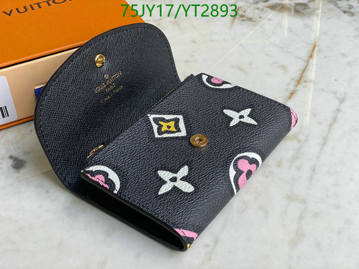 LV Bags-(Mirror)-Wallet-,Code: YT2893,$: 75USD