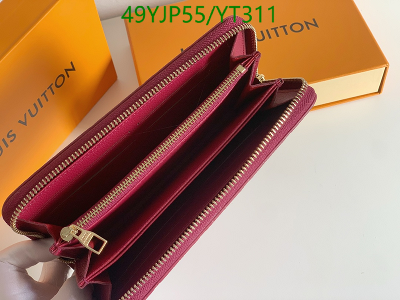 LV Bags-(4A)-Wallet-,Code: YT311,$: 49USD